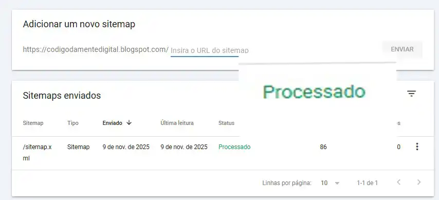 Por que meu sitemap está indexado, mas meus posts não aparecem no Google